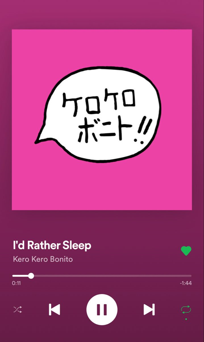 I'd Rather Sleep